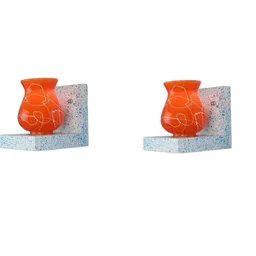 SOMIL Orange Glass Cylinder Printed Wall Lamps-picture-13