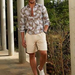 Campus Sutra Men Comfort Floral Printed Casual Shirt image 2