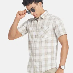 METTLE Men Multi Stripes Striped Casual Shirt image 3