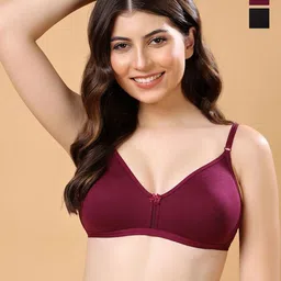 Cotton Opera Pack Of 2 Women Medium Coverage Everyday Bra-picture-22