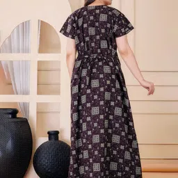 DGSM CRAFT Printed Maxi Nightdress image 4