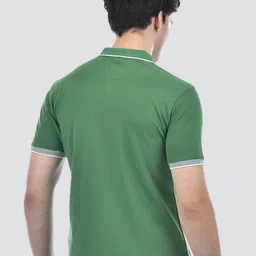 CAMLA Men Polo Collar Applique T-shirt image 4