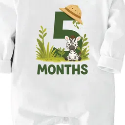 Zeezeezoo Kids Printed Cotton Bodysuit image 2