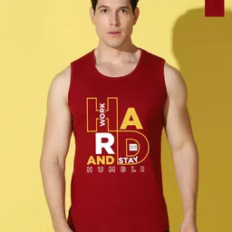 WOOSTRO Men Pack of 2 Typography Printed Round Neck Cotton Slim Fit T-shirts-picture-31