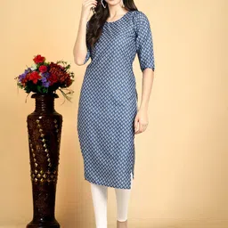 7Threads Women Pack Of 6 Ethnic Motifs Printed Floral Crepe Kurta-picture-28