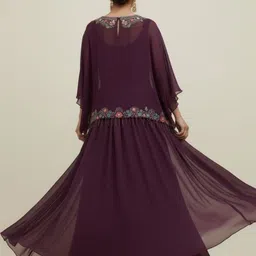 MARC LOUIS Embroidered Top With Palazzos Co-Ords image 2