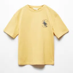 Alan Jones Boys Printed Drop-Shoulder Sleeves T-shirt image 1