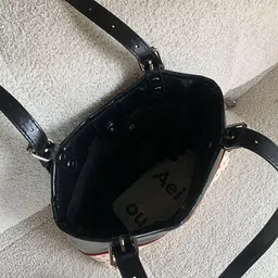 StyleCast x Revolte Women PU Structured Tote Bag with Applique image 5