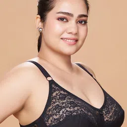 Sztori Women's Full Coverage Non Wired Lace Bra image 5