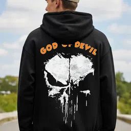 Manlino Men Grahic Printed Hooded Neck Full Sleeve Hoodie-picture-38