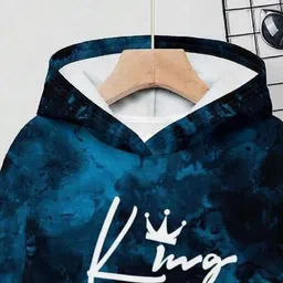 YK Boys Printed Hooded Sweatshirt image 2