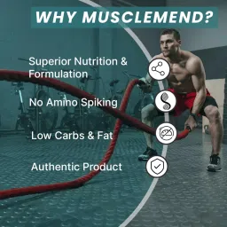 Muscle Asylum Musclemend Hydrolyzed & Ultrafiltered 25g Protein | 5g BCAA- 28 Servings (1kg / 2.2 lbs, Kesar Pista) image 4