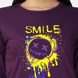 Metronaut Women 2 Printed Bio Finish Applique T-shirt image 2