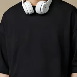 SMAN Men Drop-Shoulder Sleeves Applique T-shirt image 5