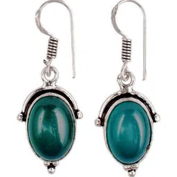 AAR Jewels Rhodium-Plated Brass Tourmaline Drop Earrings-picture-26