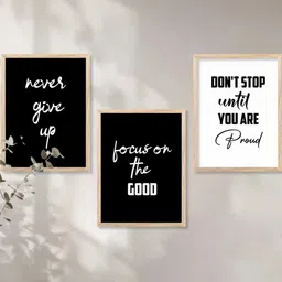 walllane Motivational Wall Art With Frame Home Decor Wall Painting For Living Room Office Bedroom-picture-29