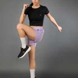 CULT Crew Neck Moisture Wicking Slim Fit Crop Top image 5