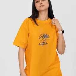 Moda Rapido Women Printed Drop-Shoulder Sleeves Pockets T-shirt-picture-38