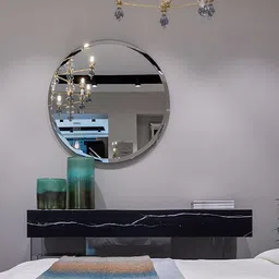 ARYAANSH Round Shaped Glass Wall Mirror-picture-22