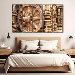 The Castle Decor Brown 5 Piece Wood Other Wall Paintings-image-40
