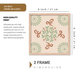 WALLLANE Set of 2 Abstract Wood Wall Art image 5