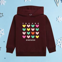 NUSYL Girls Printed Hooded Sweatshirt-picture-35