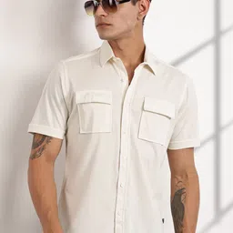 Thomas Scott Men Classic Slim Fit Opaque Casual Shirt-picture-28