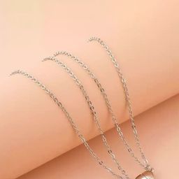 J.S ENTERPRISES Unisex Heart Shaped Pendant with Chain-picture-37