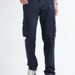 THE BEETEL HOUSE Men Relaxed Breeze Cargos Trousers-picture-30