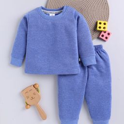 YK X Tinyo Infant Boys Striped Pure Wool Clothing Set-picture-31