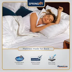 Springfit White Queen Mattress image 2