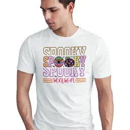 Seekbuylove Men Typography Printed Bio Finish T-shirt image 4