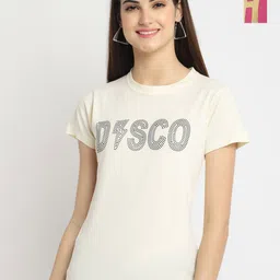 Dreambe Women Typography Printed T-shirt-picture-17