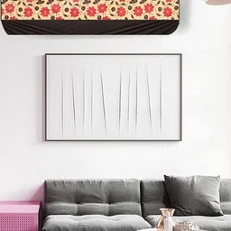 The Furnishing Tree Coffee Brown Plastic Air Conditioner Cover image 4