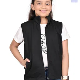 BAESD Girls Fleece Lightweight Open Front Jacket-picture-37