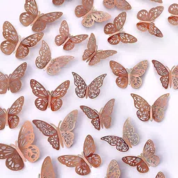 Art Street Beige Butterfly Wall Sticker-picture-12