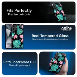 QRIOH Floral Printed Samsung Galaxy S23 Ultra 5G Back Case Mobile Accessories image 3