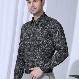 Blackberrys Men Slim Fit Floral Printed Casual Shirt-picture-19
