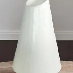 LASAKI Voltra White Ceramic Flower Vase image 5