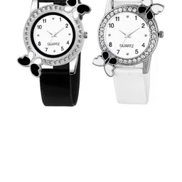 SZN Women Dial & Stainless Steel Straps Analogue Watch BF black&white-picture-21