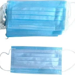 kshama Surgical mask Blue Disposable Masks 3Ply (blue) Pack Of 100 PCSFace Shaping Mask-picture-23