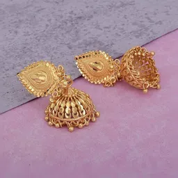 DZINETRENDZ Geometric Jhumkas Earrings-picture-17
