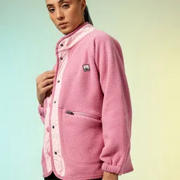 HRX by Hrithik Roshan High Neck Outdoor Fleece Sweatshirt-image-86