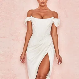 LULU & SKY Off-Shoulder Sheath Dress-picture-26