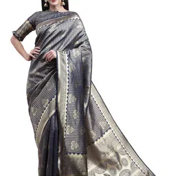 Maroosh Woven Design Zari Banarasi Saree-picture-32