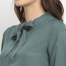 4WRD by Dressberry Tie-Up Neck Top image 2