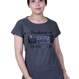 Varenyam Women Typography Print Short Sleeves Top-picture-32