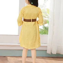 KAARIGARI Print Fit & Flare Dress image 4