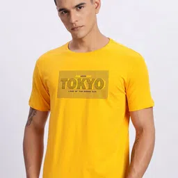 ADRO Typography Printed Round Neck Cotton T-shirt-picture-40