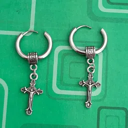M Men Style Geometric Ear Cuff Earrings image 3